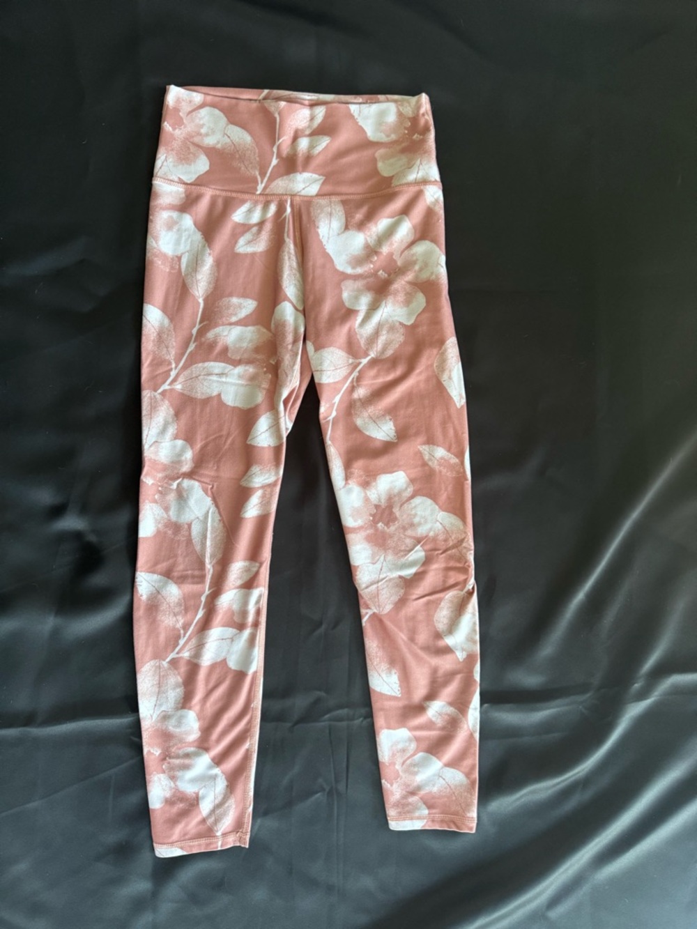 aerie Floral High-Rise Leggings - Dusty Rose & White